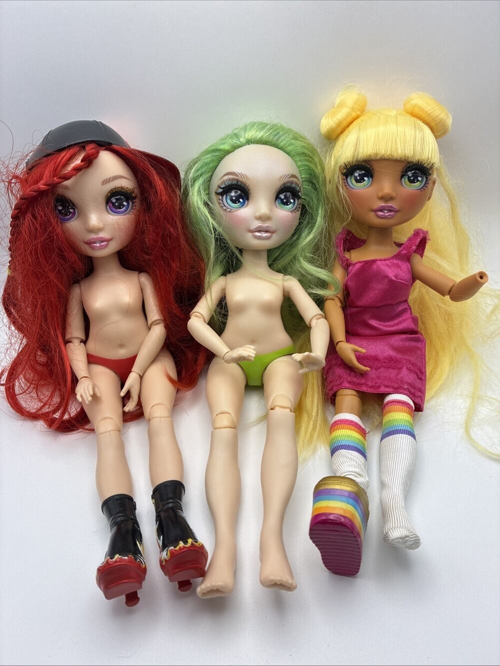 Lot Of 3 Rainbow High Dolls MGA 2019 Ruby Jade Sunny
